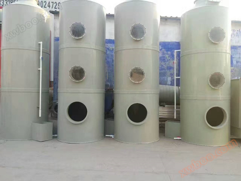 Installation terminée de l'équipement de pulvérisation de gaz d'échappement de l'usine de plastique Jilin