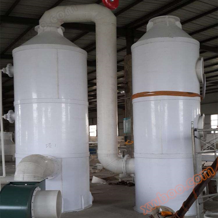 结构特点及应用范围： 设备采用聚丙烯全塑制造，广泛应用于化工、医药、石油等行业生产过程中的尾气，废气的吸收和净化处理，达标排放。 使用条件及安装要求： 设备使用应符合材料使用条件，工作温度-10℃～80℃。安装应紧固设备底脚螺栓，必要时安装防风钢绳。