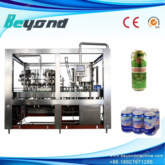 Two in one equipment for filling and sealing carbonated beverages