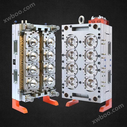 8-cavity preform mold
