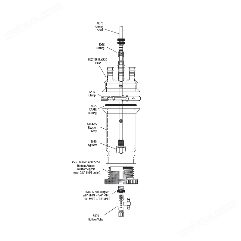 bollitore filtrante monostrato da 2000ml, CRS6384-129