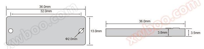 PCB无源抗金属标签 RT-3613 PCB无源抗金属标签 RT-3613