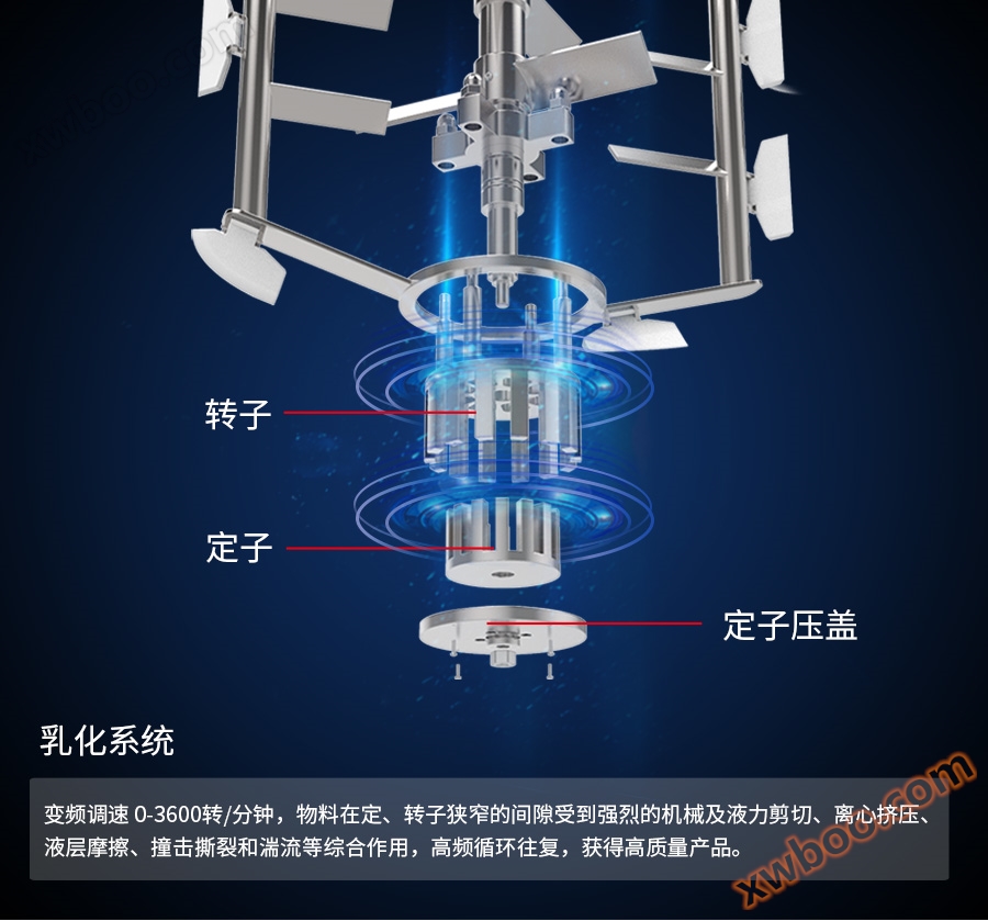 真空乳化机上均质3 真空乳化机上均质3