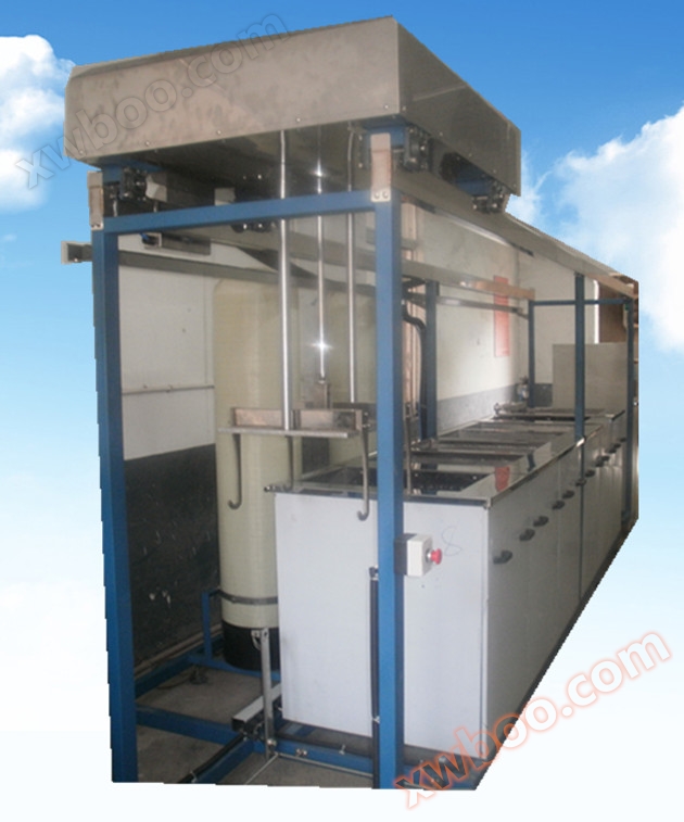 全自动半封闭荧光液探伤超声波清洗机