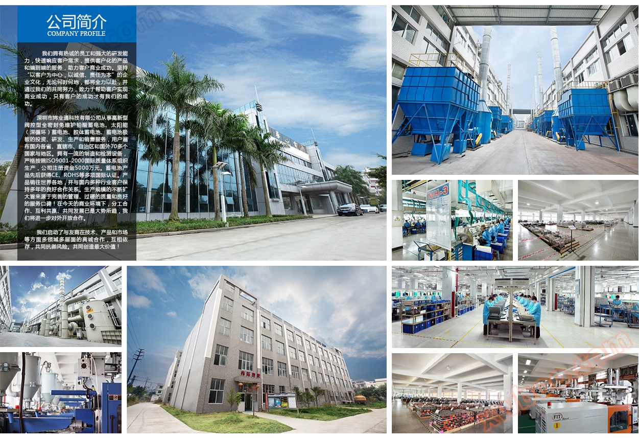 炜业通蓄电池工厂简介