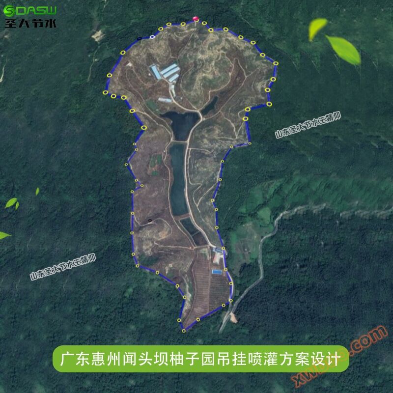 惠州闻头坝柚子园喷灌水肥一体化预算多少钱 自动控制广东施肥机