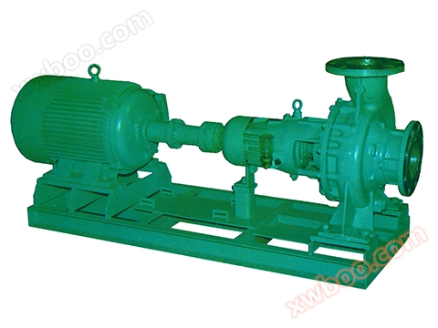 Single stage horizontal petrochemical process pump