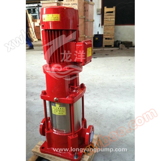 XBD-GDL вертикална многостепенна тръбопроводна пожарна помпа
