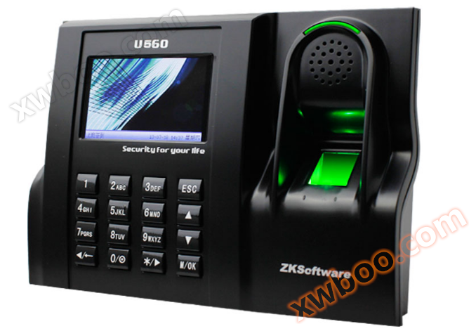 Máquina de asistencia de huellas dactilares u560 de control central