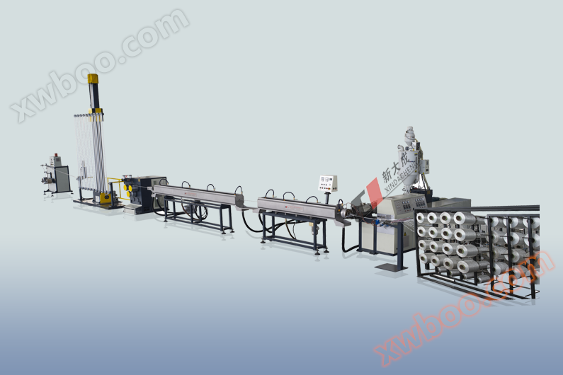 PP/PE fiber belt production line (1 out, 1 out, 2 out)