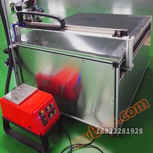 Small automatic glue spraying machine platform