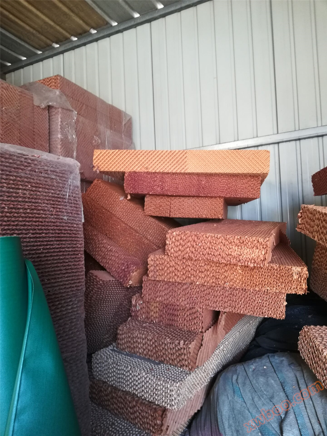 Système de refroidissement de rideau d'eau de ventilateur négatif de conception d'atelier de hanghanghang