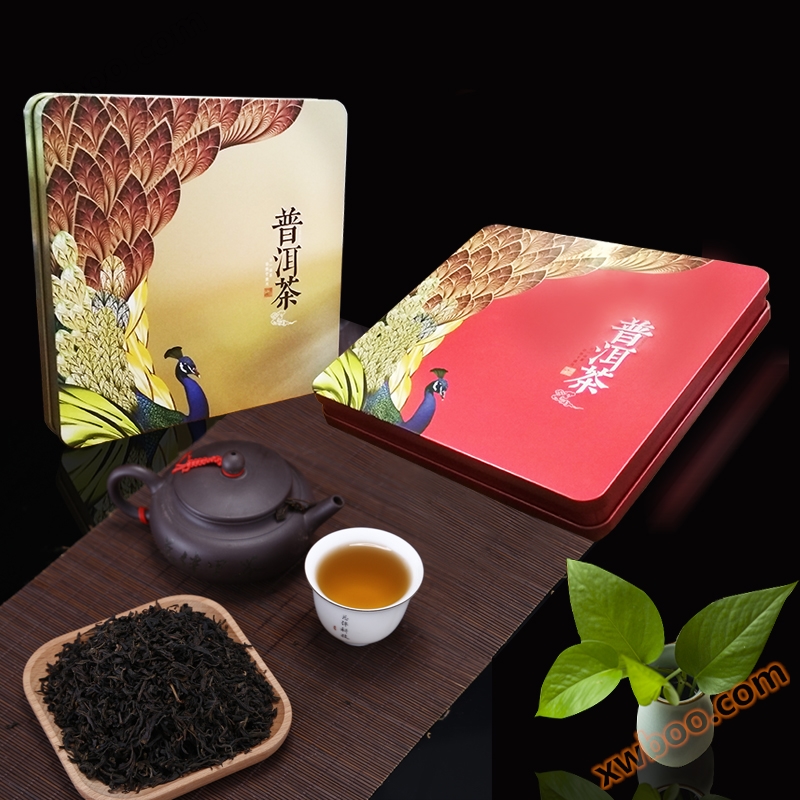 Pu'er Tea Cake förpackning järnlåda