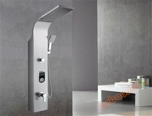 Stainless steel shower screen shower head set, super bathhouse shower head