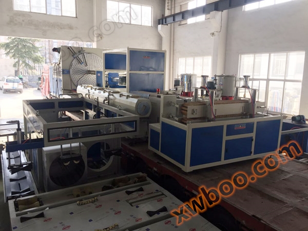 Spiral tube production line