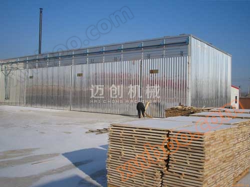 Horno de secado de madera de cuerpo metálico