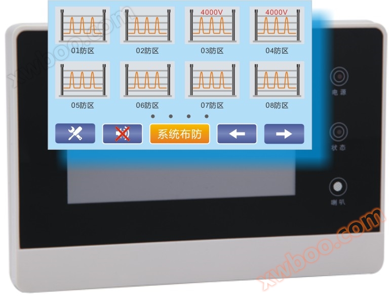 ES6830 elektroniskt staket tangentbord