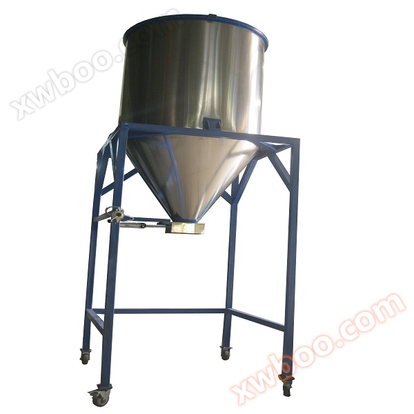 Large plastic granulation storage bucket, stainless steel storage tank, wholesale can be customized to any shape and model