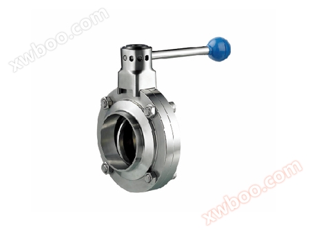 Válvula de mariposa de soldadura de grado sanitario (mango cuadrado)