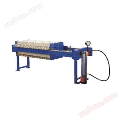 Полуавтоматична плоча рамка прес филтър - композитни гумени плочи тип