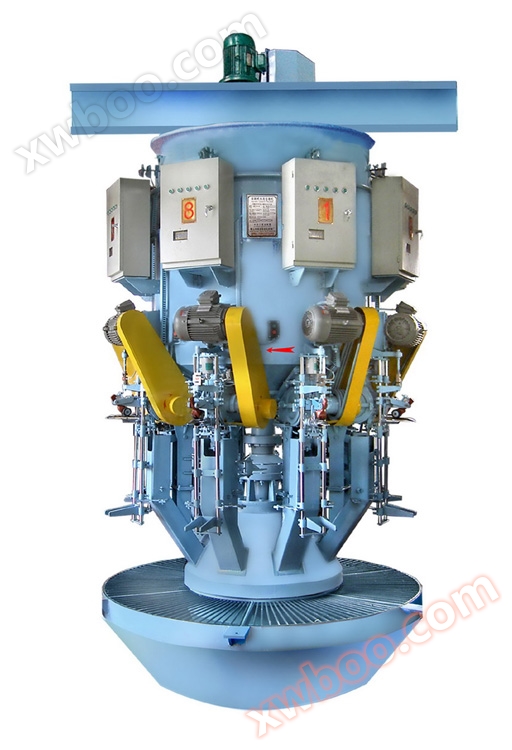 Mașină de ambalare de ciment rotativ cu opt guri