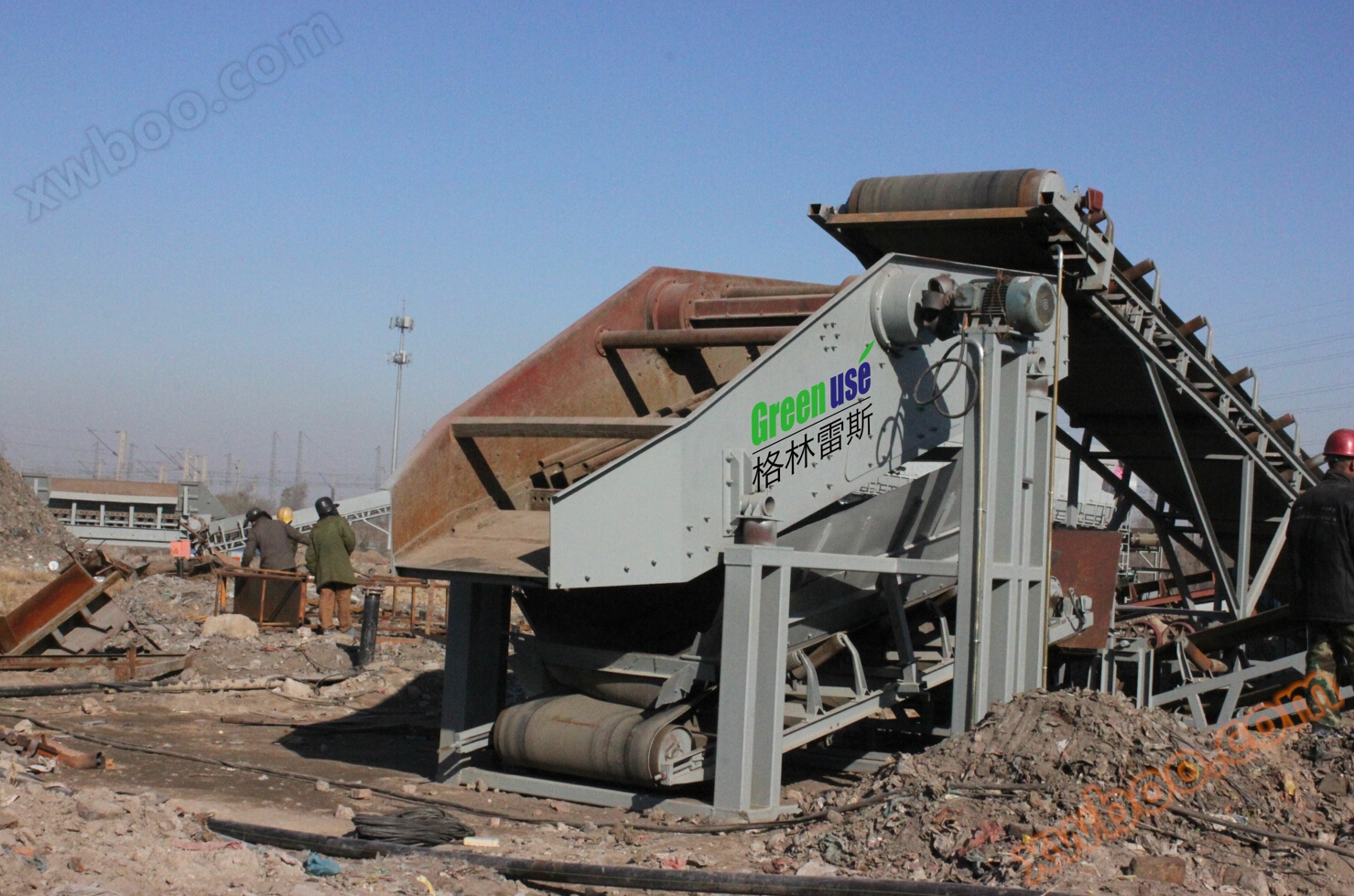 équipement de criblage à section