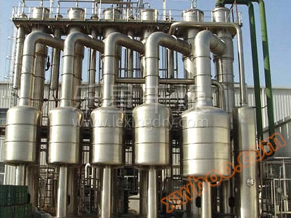 Evaporador de película de reducción de múltiples efectos LJN