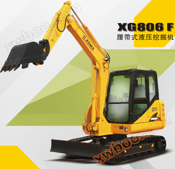 履带式液压挖掘机 Sản phẩm XG806F